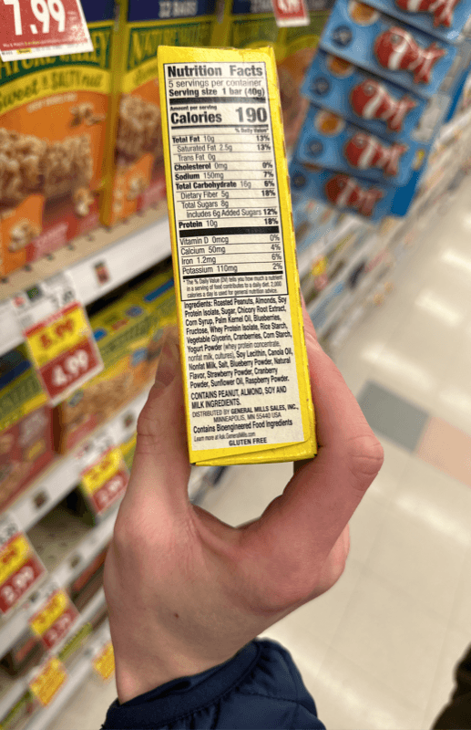 Nature Valley Protein Smoothie Berry Blend Chewy Bars