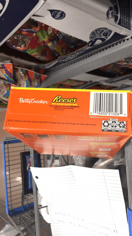 Betty Crocker Reese'S Peanut Butter No Bake Bars Mix With Hershey’S Milk Chocolate Frosting