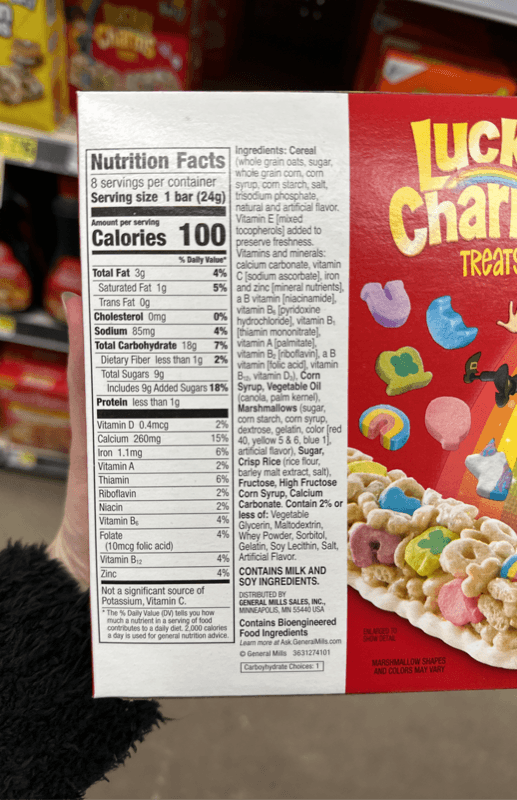 General Mills Lucky Charms Treats Marshmallow Bar