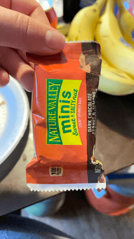 Nature Valley Minis Sweet & Salty Nut Chewy Granola Bars Dark Chocolate Peanut & Almond