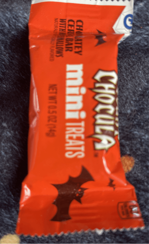General Mills Count Chocula Mini Treats Chocolatey Cereal Bar With Marshmallows