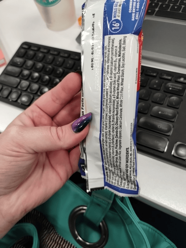 General Mills Team Cheerios Strawberry Cereal Bar