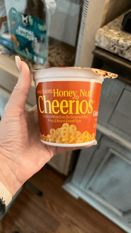 Cheerios Sweetened Whole Grain Oat Cereal With Real Honey & Natural Almond Flavor