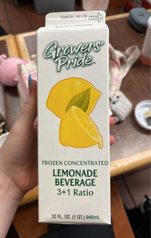 Growers' Pride Lemonade Beverage