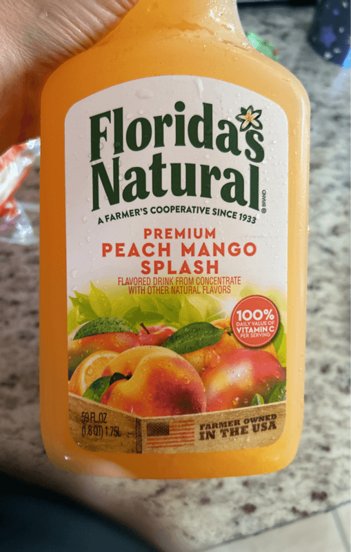 Florida'S Natural Premium Peach Mango Splash