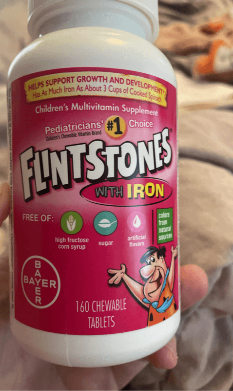 Bayer Flintstones +Extra Iron Children'S Chewable Vitamins