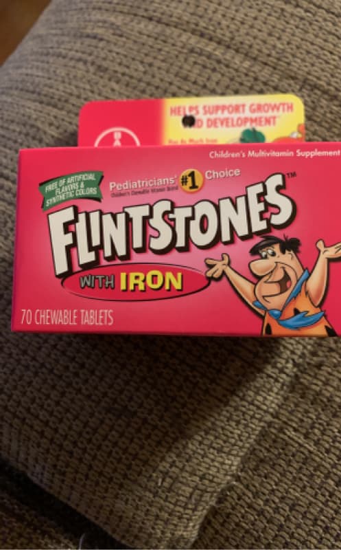 Bayer Flintstones With Iron Children'S Multivitamin 70 Chewable