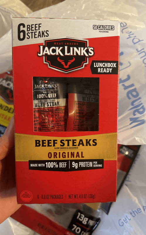 Jack Link'S Lunchbox Ready Original Beef Steaks