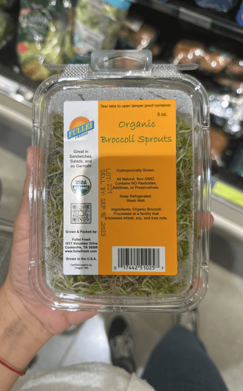Fullei Fresh Organic Broccoli Sprouts