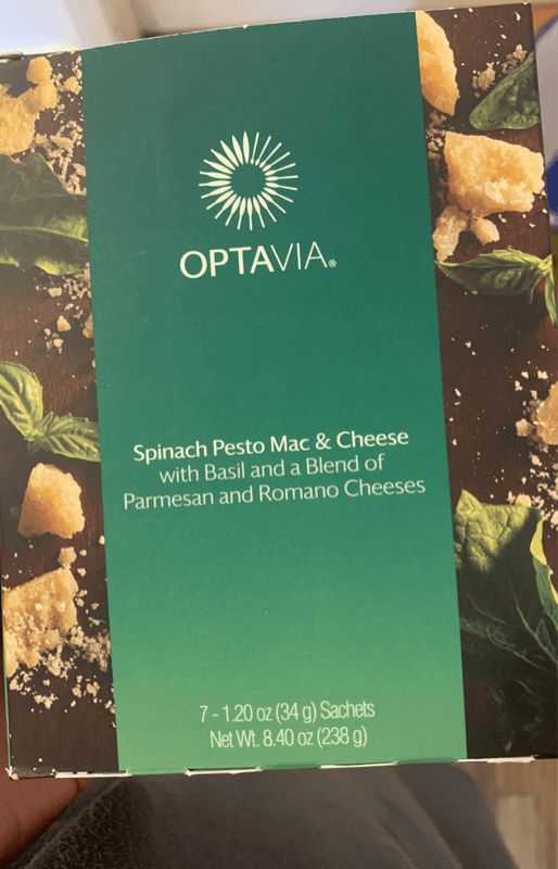 Optavia Spinach Pesto Mac & Cheese