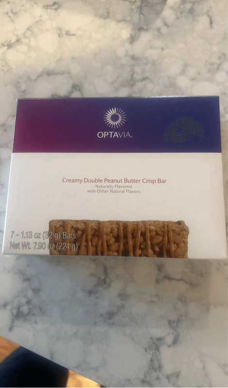 Optivia Creamy Double Peanut Butter Crisp Bar