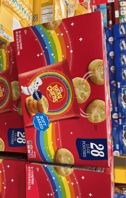 Pillsbury Soft Baked Lucky Charms Mini Cookies