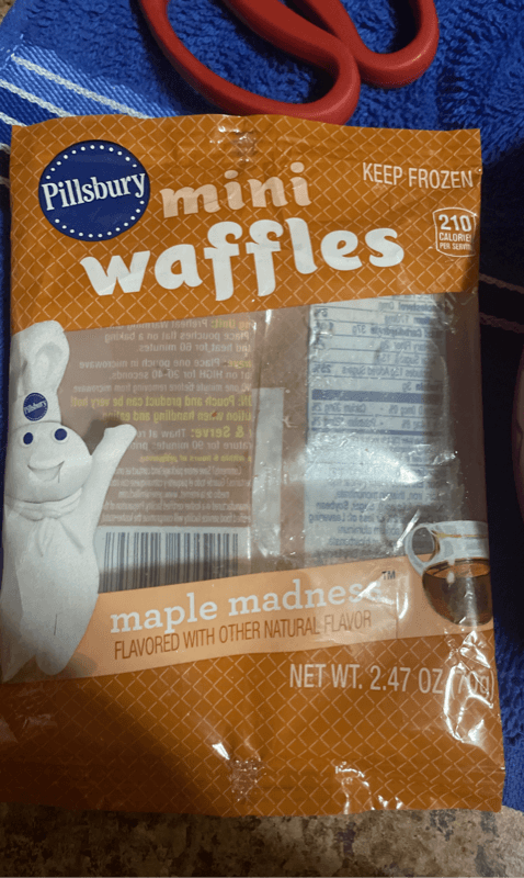 Pillsbury Mini Waffles Maple Madness