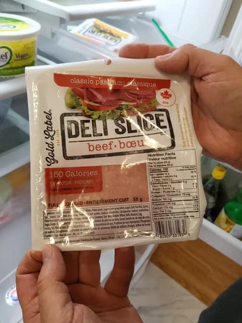 Gold Label Classic Pastrami Deli Slice Beef