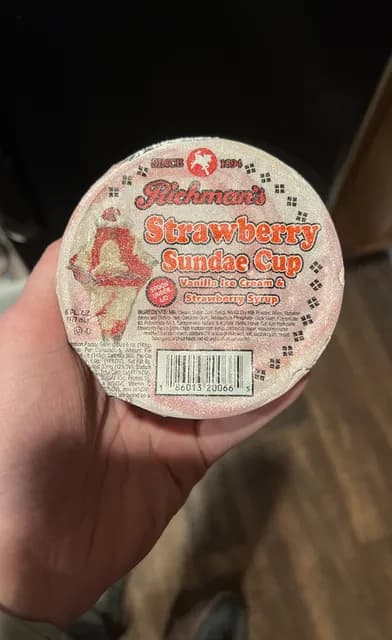 Richman’S Strawberry Sundae