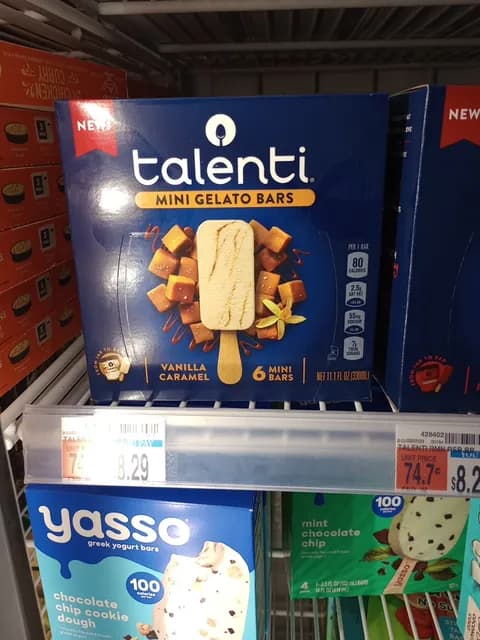Talenti Vanilla Caramel Mini Gelato Bars