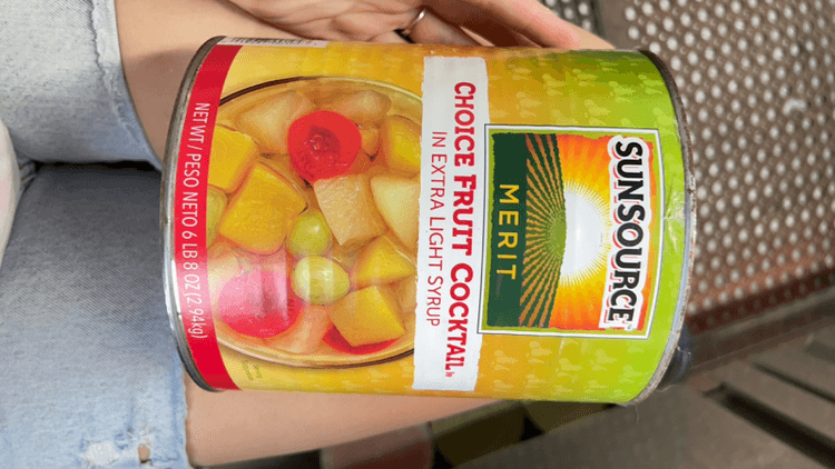 Sunsouce Merit Choice Fruit Cocktail In Extra Light Syrup
