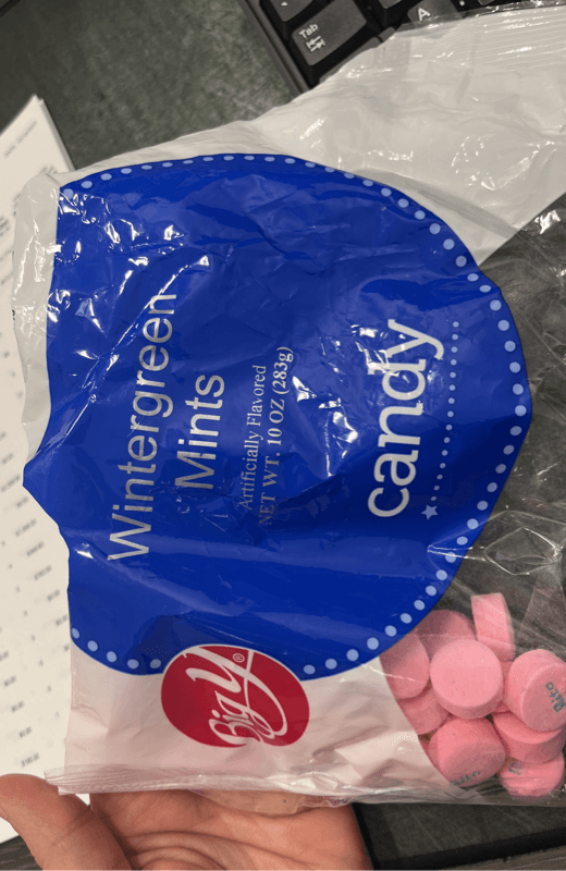 Big Y Wintergreen Mints Candy