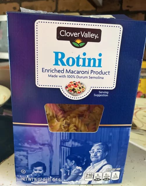 Clover Valley Rotini Enriched Macaroni Product