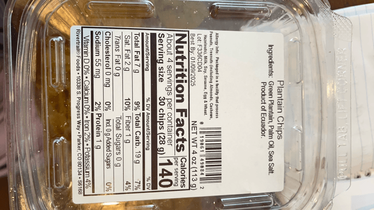 Rivertrail Foods Plantain Chips