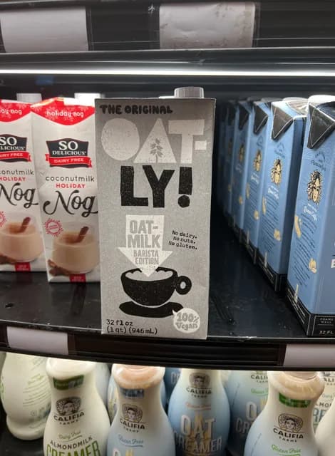 Oatly! Oatmilk Barista Edition
