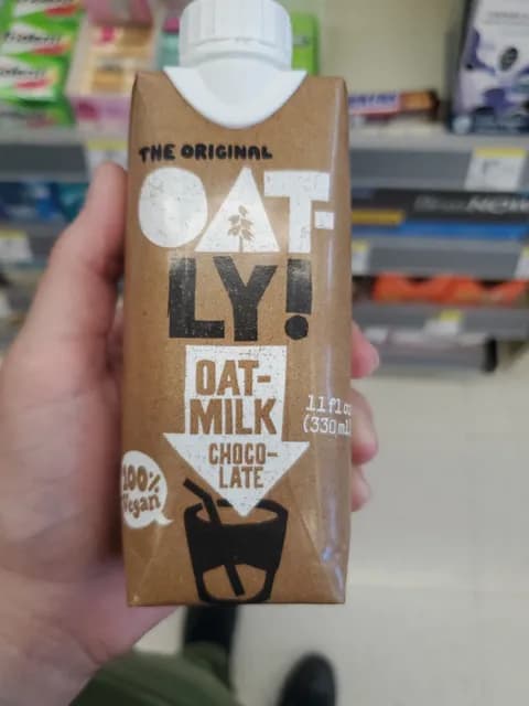 Oatly! The Original Chocolate Oatmilk, 100% Vegan