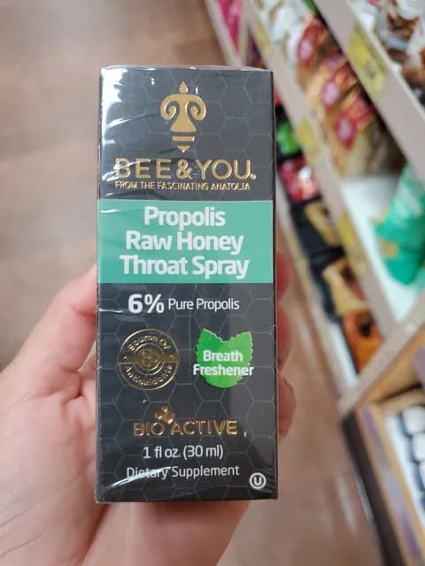 Bee & You Propolis Raw Honey Throat Spray