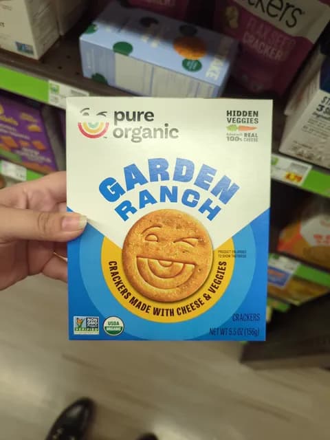 Pure Organic Garden Ranch Crackers