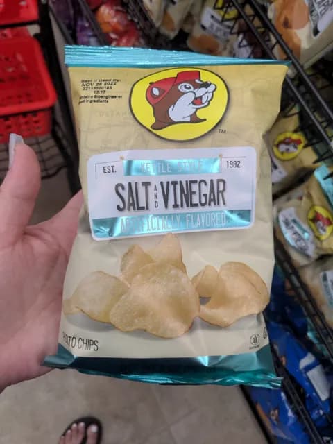 Buc-Ee'S Kettle Style Salt And Vinegar Potato Chips