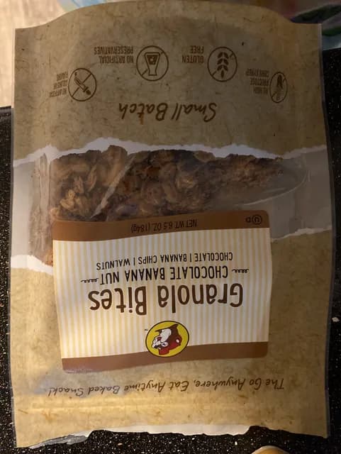 Buc-Ee'S Granola Bites Chocolate Banana Nut