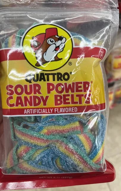 Quattro Sour Power Candy Belts