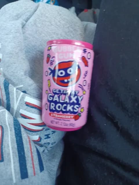 Getaway Galaxy Rocks Strawberry Bubble Gum