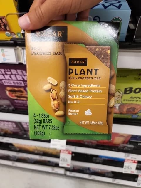 Rxbar Peanut Butter Plant Protein Bar