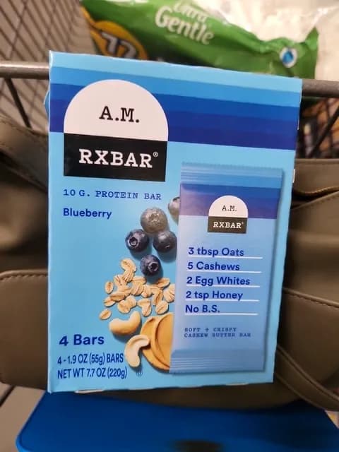 A.M. Rxbar. Protein Bar Blueberry