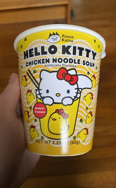 Prince Katsu Hello Kitty Chicken Noodle Soup