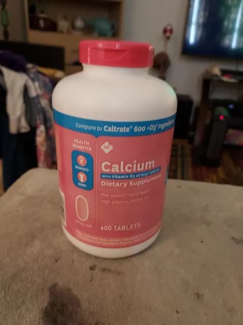 Member'S Mark Calcium With Vitamin D3 40 Mcg (1600 Iu