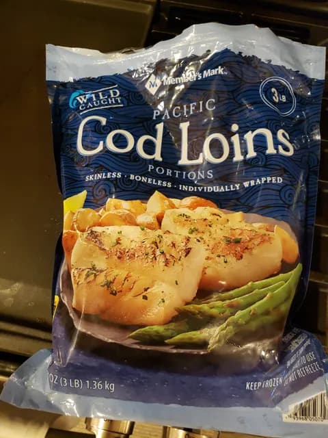 Member'S Mark Wild Caught Pacific Cod Loins Portions