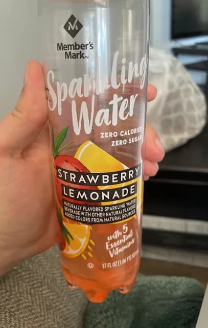 Member'S Mark Zero Sugar Strawberry Lemonade Sparkling Water