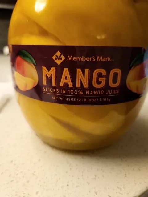 Member'S Mark Mango Slices In 100% Mango Juice