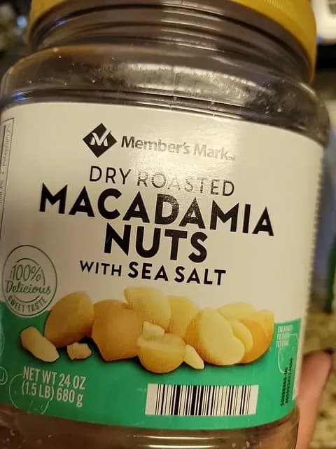 Member'S Mark Dry Roasted Macadamia Nuts With Sea Salt