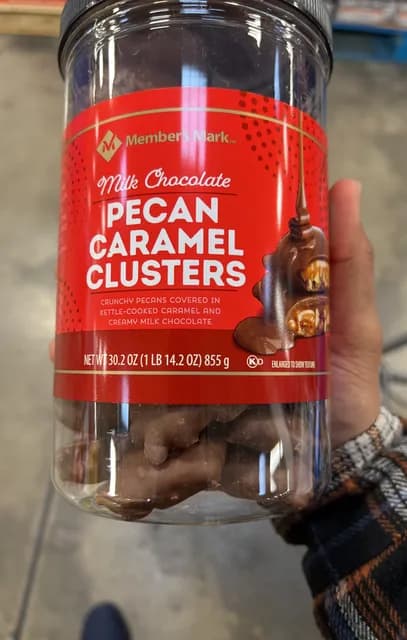 Member'S Mark Milk Chocolate Pecan Caramel Clusters