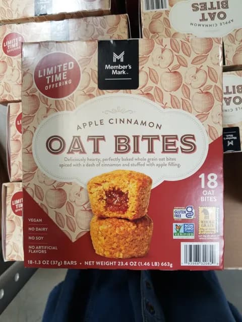 Is it Soy Free? Member's Mark Apple Cinnamon Oat Bites