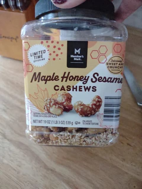 Member'S Mark Maple Honey Sesame Cashews