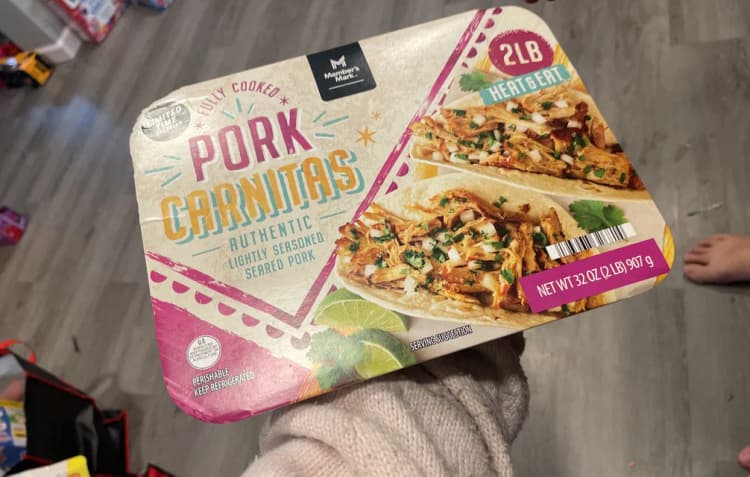 Member'S Mark Pork Carnitas Authentic Lightly Seasoned Seared Pork