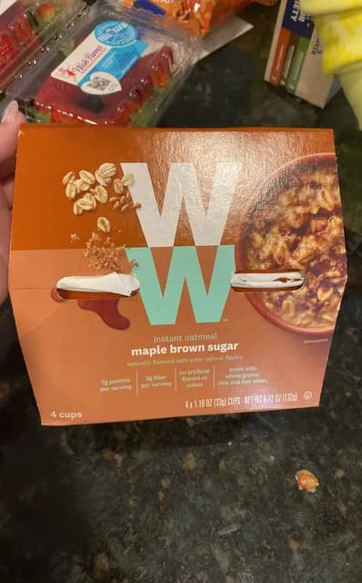 Ww Instant Oatmeal Maple Brown Sugar