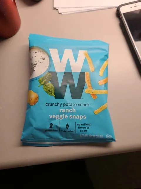 Ww Crunchy Potato Snack Ranch Veggie Snaps