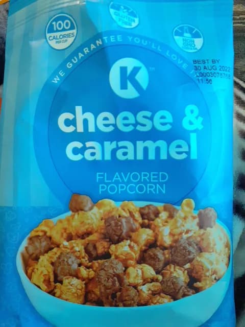 Circle K Cheese & Caramel Flavored Popcorn
