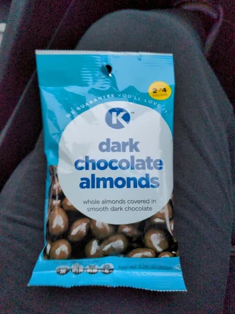Circle K Dark Chocolate Almonds