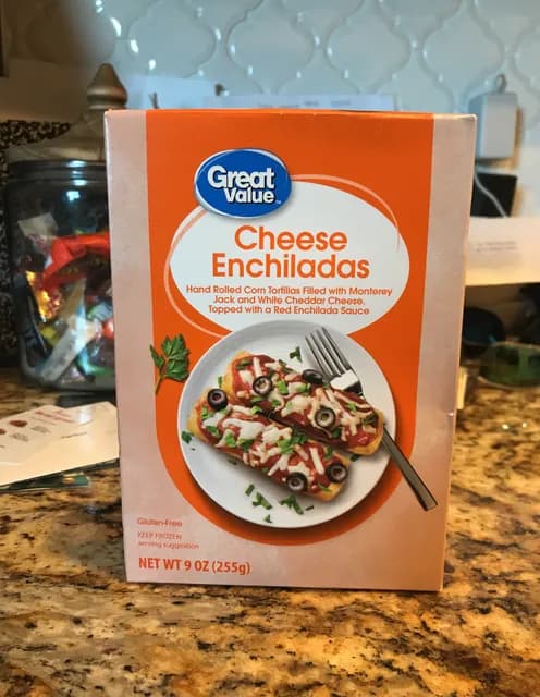 Great Value Cheese Enchiladas