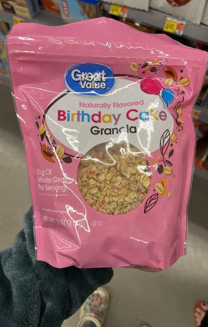 Great Value Birthday Cake Granola